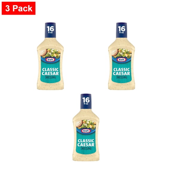 Kraft Classic Caesar Salad Dressing 16 fo - 3 Pack