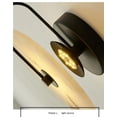 thumbnail image 4 of Nordic Simple Marble Moon Wall Sconces Light Fixture Indoor Lighting Home Bedroom Decor Modern Hotel Bedside Lamp, 4 of 5