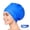 Blue, variant on Adjustable Large Swim Cap for Women Men, Waterproof Silicone Swimming Caps Ideal for Long Hair, Thick Curly Hair & Dreadlocks Braids Weaves Afro Hair - Keep Hairstyle Unchanged-Black