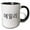 Black/White, variant on 3drose, Emily - My Name in Korean Characters Personal Hangul Letters Writing, 11oz Two-tone Black Mug