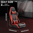 thumbnail image 3 of Supllueer Racing Simulator Cockpit With Gaming Adjustable Red Seat Fits Logitech G920 G923 Thrustmaster T248 Fanatec.Excluding electronic devices, 3 of 17
