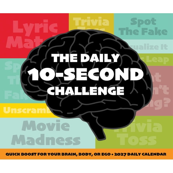 Daily 10-Second Challenge 2027 5.4 X 6.2 Box Calendar, (Paperback)