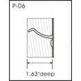 thumbnail image 3 of QCAA Solid Brass Edge Pull, 4", Matte Black, 1 Pack, Made in Taiwan, 3 of 5