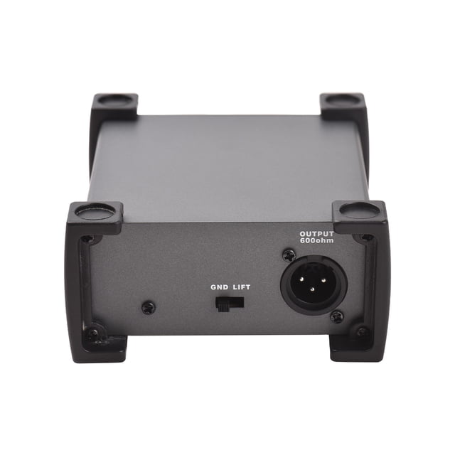 Boîte 2 Canaux Unité de DI-Box Passive Éliminateur de Hou 1/4 Pieds' Boîte Directe d'Instrument à Idée Professionnelle Transformatrice d'Audio Isolateur DI Direct pour Touring et Performances en Direct