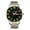 Black Room 9035, variant on Large Dial Men's Digital Watch Quartz Watch Solid Strap Elderly Wristwatch Steel Band Dual Calendar Waterproof Luminous Fashion Business Men's Wristwatch