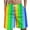 Green, variant on Penkiiy Mens Rainbow Swim Trunks Short Swimming Trunks with Mesh Lining Fashion Trend Turnks 4XL Multicolor