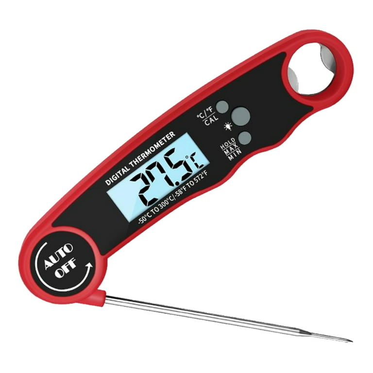 Thermometers: DeltaTrakessentials Q1000 Folding Probe Digital BBQ Meat  Thermometer, Instant Read, Waterproof