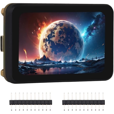 ESP32-S3 1.64inch AMOLED Touch Display Development Board, 280×456, QSPI Interface, 32-bit LX7 Dual-core Processor, Accelerometer & Gyroscope, ESP32 with Display