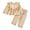 a21-Khaki, variant on KPOPLK Toddler Girls 2Pcs Outfits Cute Baby Girl Plaid Print Long Sleeve Pant Set Flower Ruffle Top,Size 3-4 Years