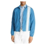 MICHAEL KORS Mens Blue Zip Up Jacket L