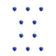 thumbnail image 2 of Collar de Mujer Jumpingount con Forma de Corazón Azul 10Conjunto, 2 of 6