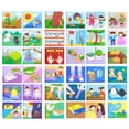 thumbnail image 3 of GUOOL Pack of 26pcs Playing Cloth Card for Baby Child - Opposite Things #3 3 Opposite Things, 3 of 4