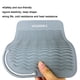 thumbnail image 4 of Alfombrilla resistente al calor para rizadores, alisadores de cabello, planchas y herramientas de peinado, 9" x 6,5", gris, 4 of 5