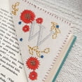 thumbnail image 1 of Hml 26 Letters Elegant Personalized Hand Embroidered Corner Bookmark Four Seasons Fun Bookmark Decoration Handmade Custom Letter Bookmark Hand Stitched Corner Bookmark, 1 of 5
