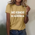 thumbnail image 2 of HXWCHs T-Shirt Uni pour Femme de Tous les Jours Mode Décontractée T-Shirt à Col Rond à Manches Courtes Imprimé pour Femme Haut pour Tous les Jours S Jaune, 2 of 4