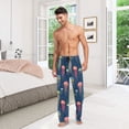 thumbnail image 6 of FORMRS Mens Pajama Pants with Pockets Cotton Sleepwear Lounge Bottoms Sizes S-2XL, Cartoon Jellyfish Pattern, 6 of 7