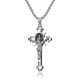 thumbnail image 1 of Colgante de crucifijo Sailing para hombre en plata antigua, 1 of 4