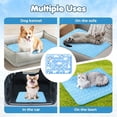 thumbnail image 6 of Dog Cooling Mat, 2025 Summer Pet Cooling Mats, Portable Washable Cool Pads Pet Mat Outdoor for Dogs Cats, Home & Outdoor (Grey, XL-39×30"), 6 of 10
