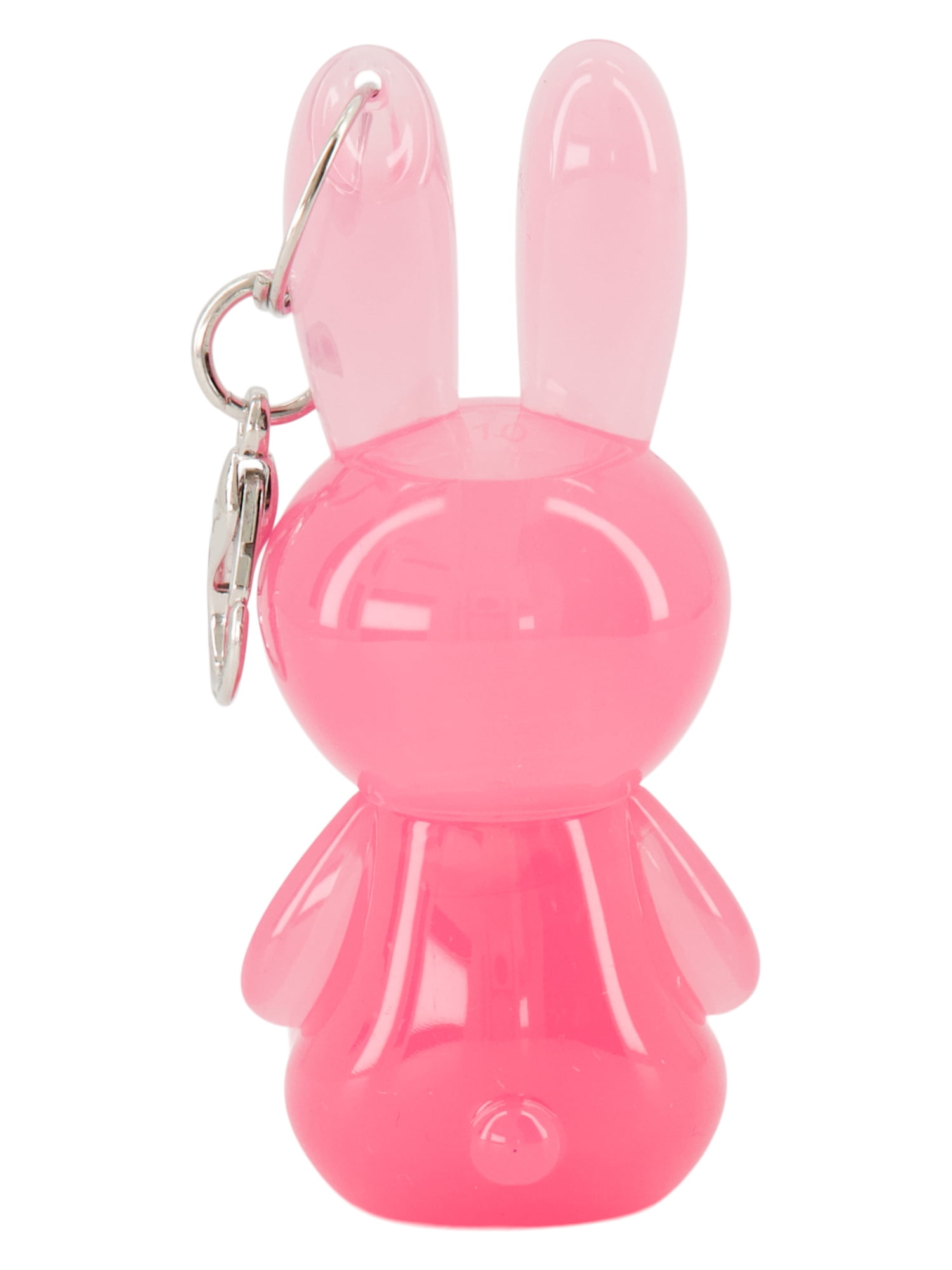 Claire's Lip Gloss Keychain - Jelly Pink Bunny