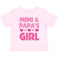 thumbnail image 3 of Inktastic Mimi and Papa Girl Grandchild Valentine Girls Toddler T-Shirt, 3 of 5