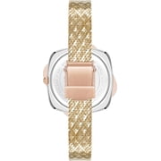 Anne Klein Premium Crystal Accented Mesh Bracelet Ladies Watch