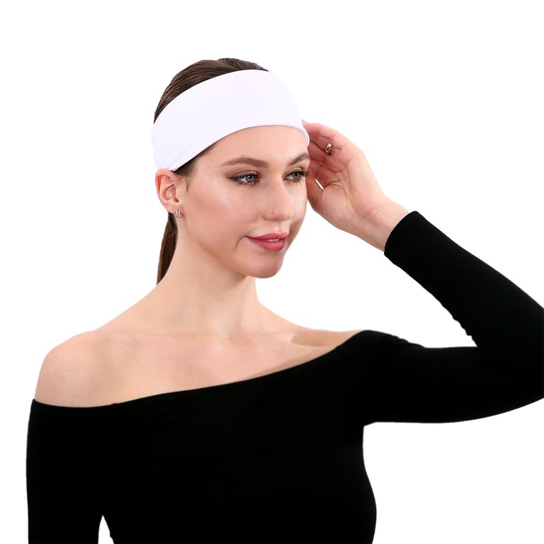 LinYooLi 6PCS Workout Yoga Wide Knot Headbands for Women  display picture 1