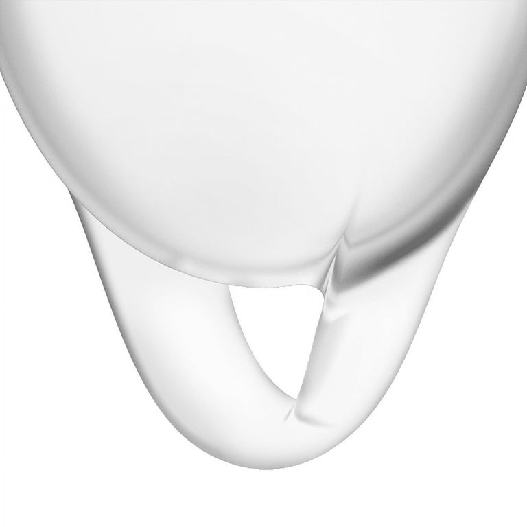 Satisfyer Feel Confident Menstrual Cup - Reusable Period Cup with Removal  Ring - Soft, Flexible Body-Safe Silicone, Easy Insertion & Removal 