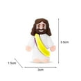thumbnail image 5 of 12/48Pcs Mini Jesus Figurine PVC Savior Jesus Figure Model Statue Sculpture Desktop Decoration Easter Ornament Christmas Festival Gift-12pcs,Red, 5 of 8