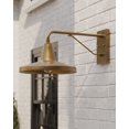 thumbnail image 3 of Currey And Company 5500-0055 Mariner 11" Tall Outdoor Wall Sconce - Brass, 3 of 5