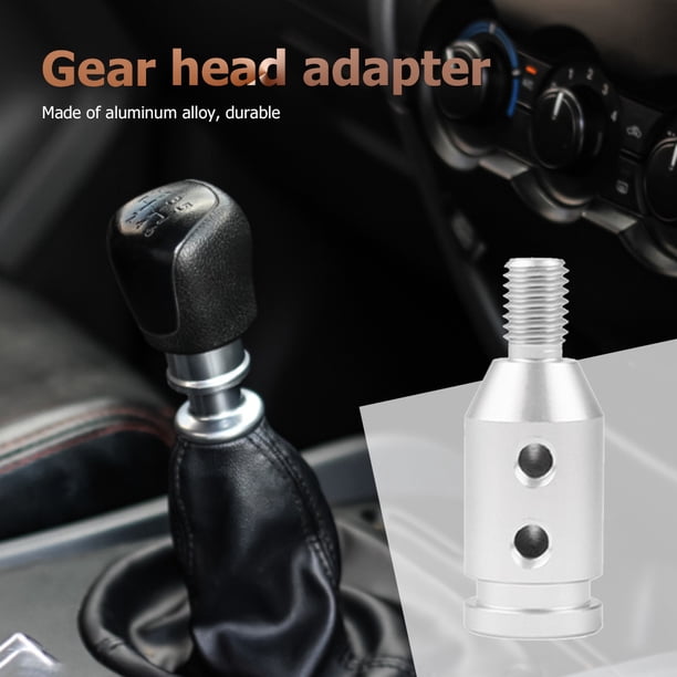 Adaptador de palanca de cambios M10x1.5, adaptador de perilla de cambio de marchas modificado para coche Manual para Honda