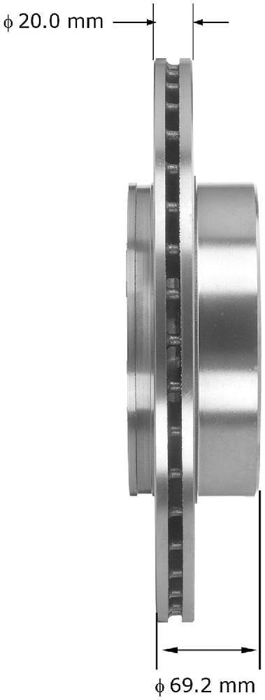 Bendix PRT5936 Premium Brake Rotor