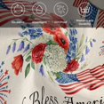 thumbnail image 6 of 250th Anniversary Floral Cloth Napkins, Red Blue Stars 4th of July Rustic Washable and Reusable Dinner Napkins Set of 4, Table Napkin for Kitchen Party Birthday Wedding Hotel Housewarming 20"x20", 6 of 9