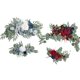 thumbnail image 1 of Guirnalda decorativa de rosas artificiales para arco de boda estilo granja, para mesa rojo blanco azul, 1 of 9