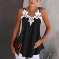 thumbnail image 2 of Sexy Summer Tops For Women Going Out Womens Tank Tops Fitted Lace V Neck Tunic Tops For Women Loose Fit Dressy Sleeping T Shirts For Women Cotton Soft, 2 of 6