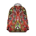 thumbnail image 4 of Colorful Vintage Paisley Students Backpack Chic Boho Floral Design with Abstract and Decorative Paisley Print, Lightweight and Durable for School, 4 of 5