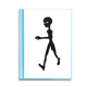 thumbnail image 1 of Universo y espacio caminar alien Carpeta combinada de protección de páginas, 1 of 3