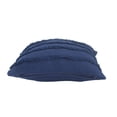 thumbnail image 4 of Laddha Home Designs 20" Blue Overtufted Solid Square Throw Pillow, 4 of 8