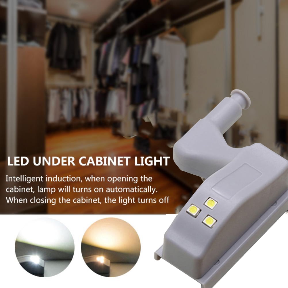 Menard Led Sensor Hinge Light Lamp For Kitchen Cabinet Cupboard Closet Wardrobe Cabinet Hinge Light White Warm White Walmart Com Walmart Com