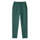 thumbnail image 1 of Pantalones largos de moda para hombre con cordón, cintura elástica, color sólido, pantalones casuales largos de chándal, pantalones para hombre, 1 of 5