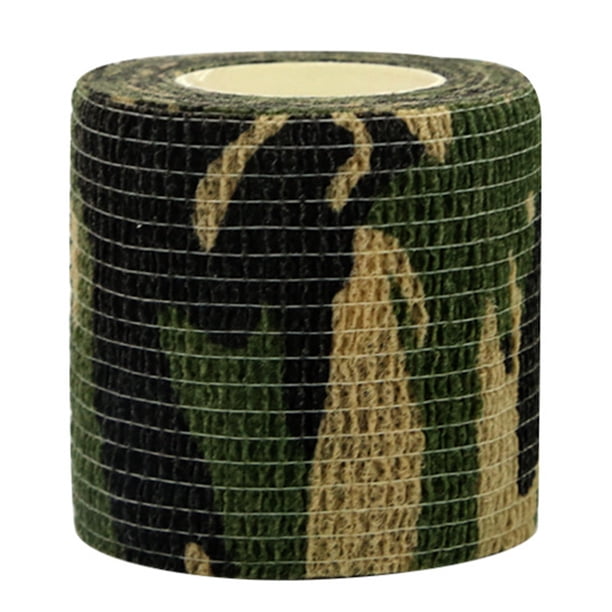 1 unidad de cinta protectora autoadhesiva de camuflaje, cintas para envolver uñas, pegatinas autoadh MABOTO Camuflaje selvático