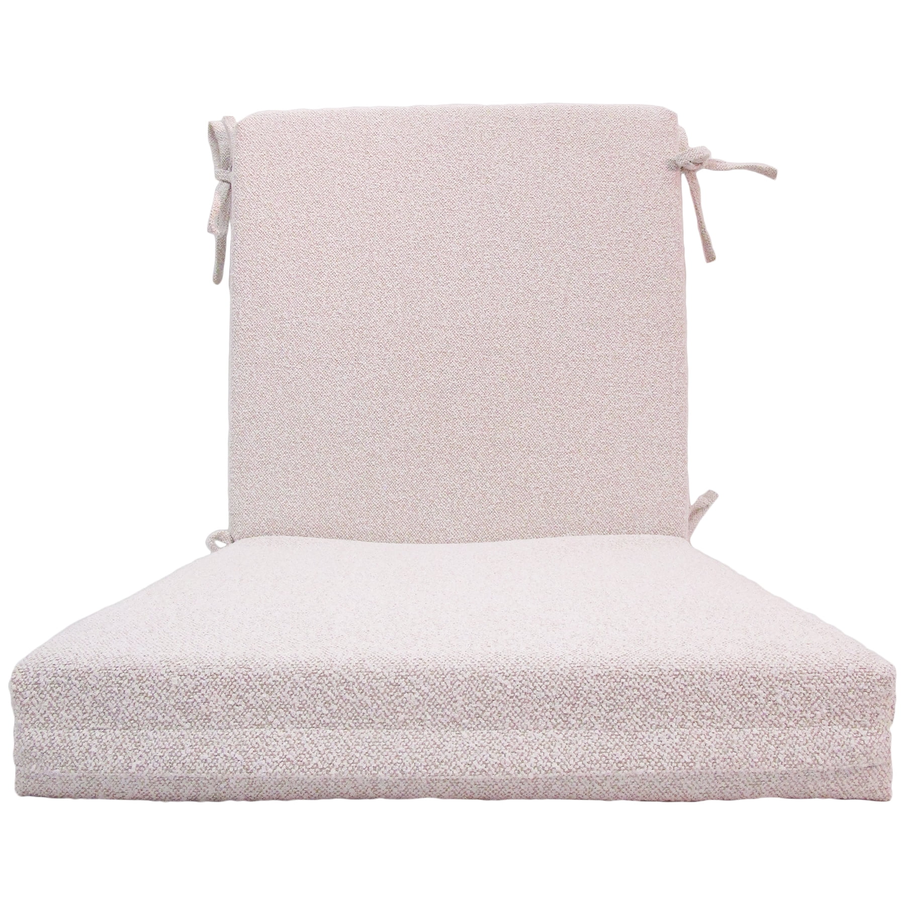 Better Homes & Gardens 44" x 20" Outdoor Chair Seat Cushion, 1-Piece, Cream Boucle