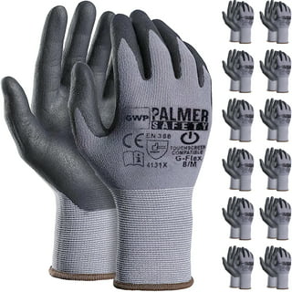 TRULINE Mission 220 Medium Gray Polyurethane Coated Work Gloves, ANSI Level  A2 Cut Resistant HD-A119502 - The Home Depot
