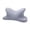 light gray, variant on deevoka Napping Pillow Comfortable Wedge Pillow Memory Foam for Classroom Travel