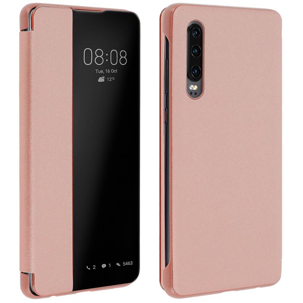 Case Clear View for Huawei P30 Time Display Video Holder zhangyuxiang LED