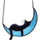 thumbnail image 3 of Atrapasueños decorativo con forma de gato para ventana de interior Gatos en la luna Adorno decorativo colorido para ventana, 3 of 6