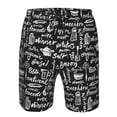 thumbnail image 3 of Goofa Pasta Bacon Printed Mens Swim Trunks Summer Quick Dry Short Beach Swimwear Bathing Suits-Medium, 3 of 9