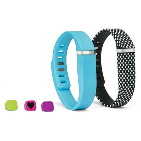 Fitbit Flex replacement bracelet Smart Buddie Fashion Activity Tracker Bands and Charger Combo Pack, Small