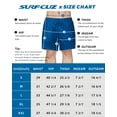 thumbnail image 5 of SURF CUZ Mens Swim Trunks with Compression Liner Quick Dry Swim Shorts 7" Swimming Trunks Stretch Bathing Suit Boardshorts Zipper Pockets Haze Blue Large, 5 of 9