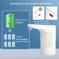 thumbnail image 3 of Dispensador Agua Garrafon, Dispensador de Agua Automático Eléctrico Recargable con Bomba de Agua Portátil, Universal para Botellas de Galón, Ideal para Oficina, Hogar, Camping y Escuela, 3 of 5