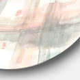 thumbnail image 3 of Designart 'Intersect II Gris' Art Mural Shabby Chic en Métal - Disque de 36, 3 of 5